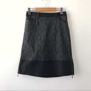 🍂 San Francisco Women Gray Mid Skirt 🍂